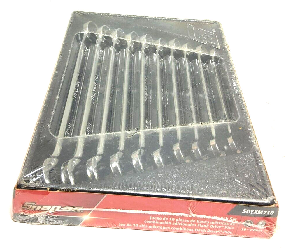 NEW Snap-on™ 10 thru 19 mm 12-point box FLANK drive PLUS Wrench Set SOEXM710