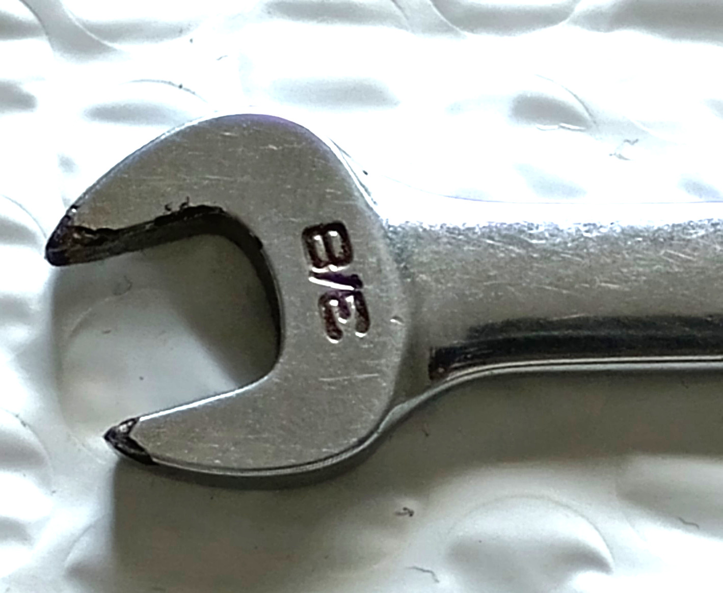SNAP ON OEX-120, 3/8″ COMBINATION WRENCH, 5″ LONG, 12 POINT.