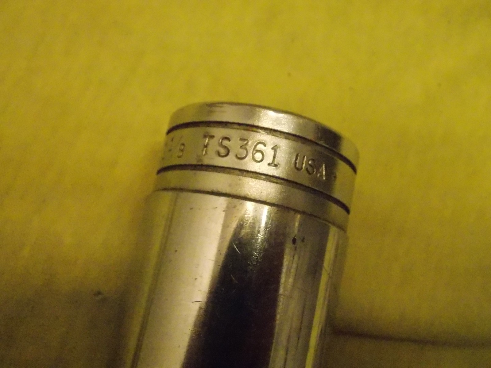 Snap-on TS361 1/2″ Drive 1-1/8 6-Point Deep Socket TS221 11/16 FREE Ship After1