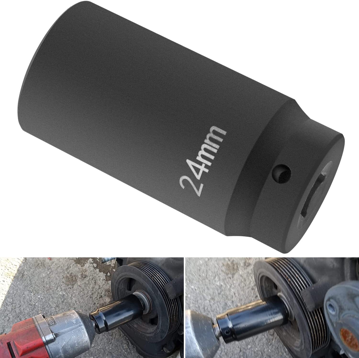 For GM LS Engines 24mm Harmonic Balancer Socket 77070 3 Times Momentum Power