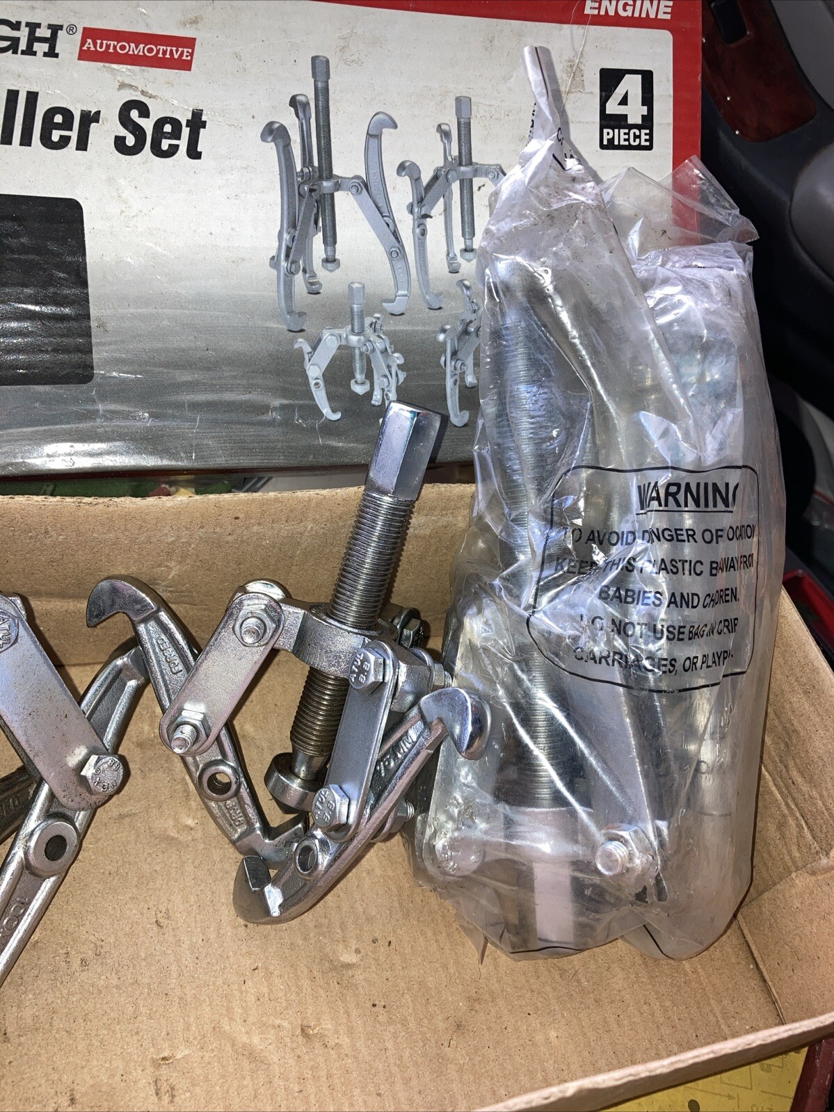PITTSBURGH Three Jaw Puller Set 3″ 4″ 6″ inch drop forged (missing 8” Puller)