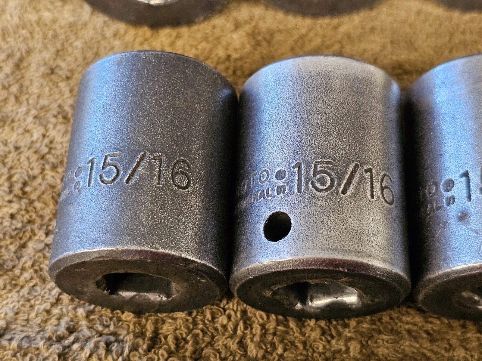 14 Proto Professional Impact Socket Set 1/2″ Drive 1-1/8″ 1 5/8 7436H SAE USA