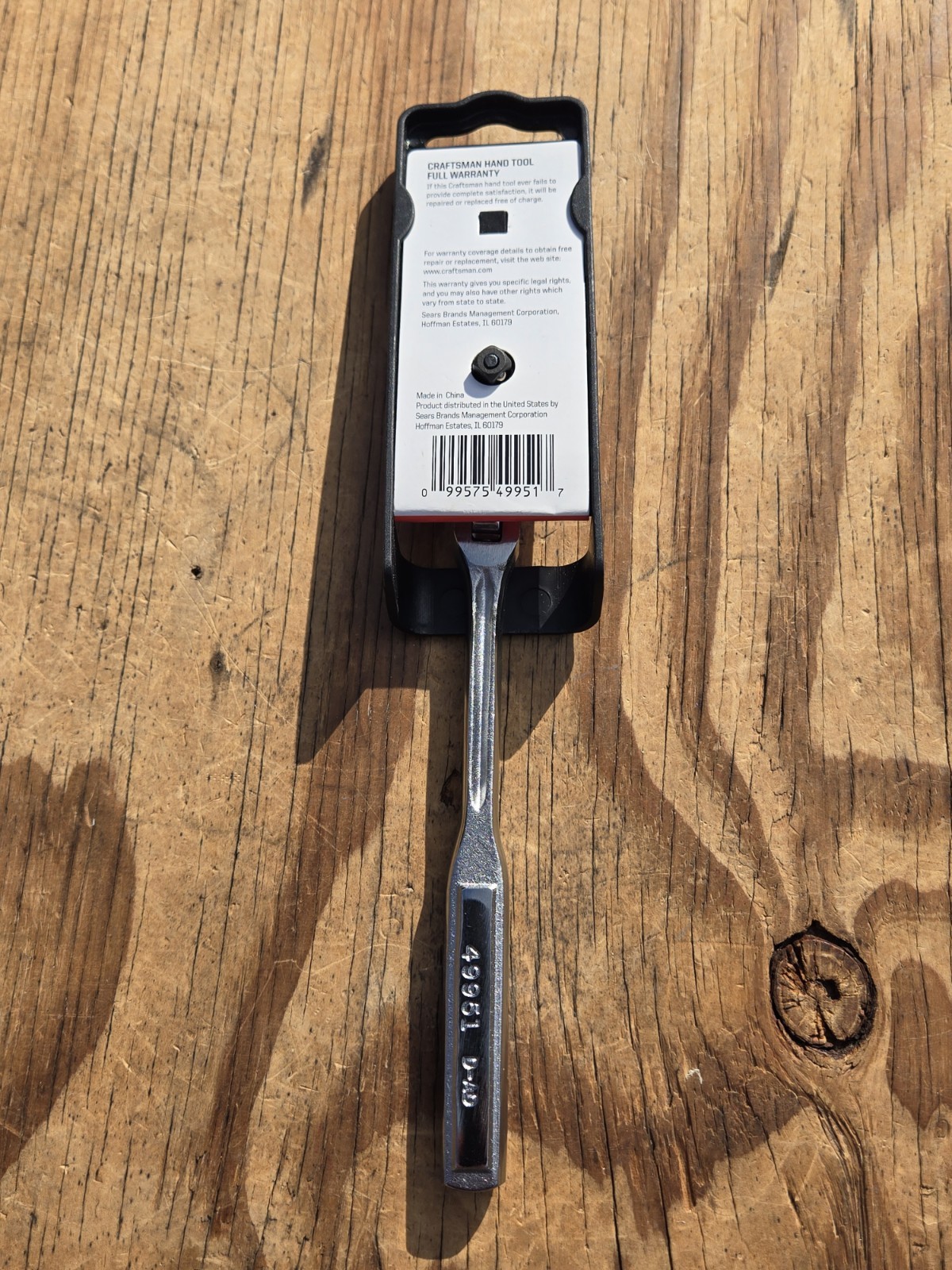 NOS Craftsman 1/4″ Drive Flex Head Quick Release Ratchet 49951 D-AD Ultra Rare