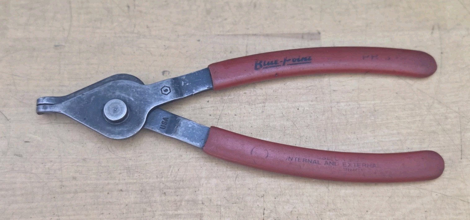 Blue Point Tools PR349A – 7-1/2″ Long 90° Fixed Tip Convertible Snap Ring Pliers