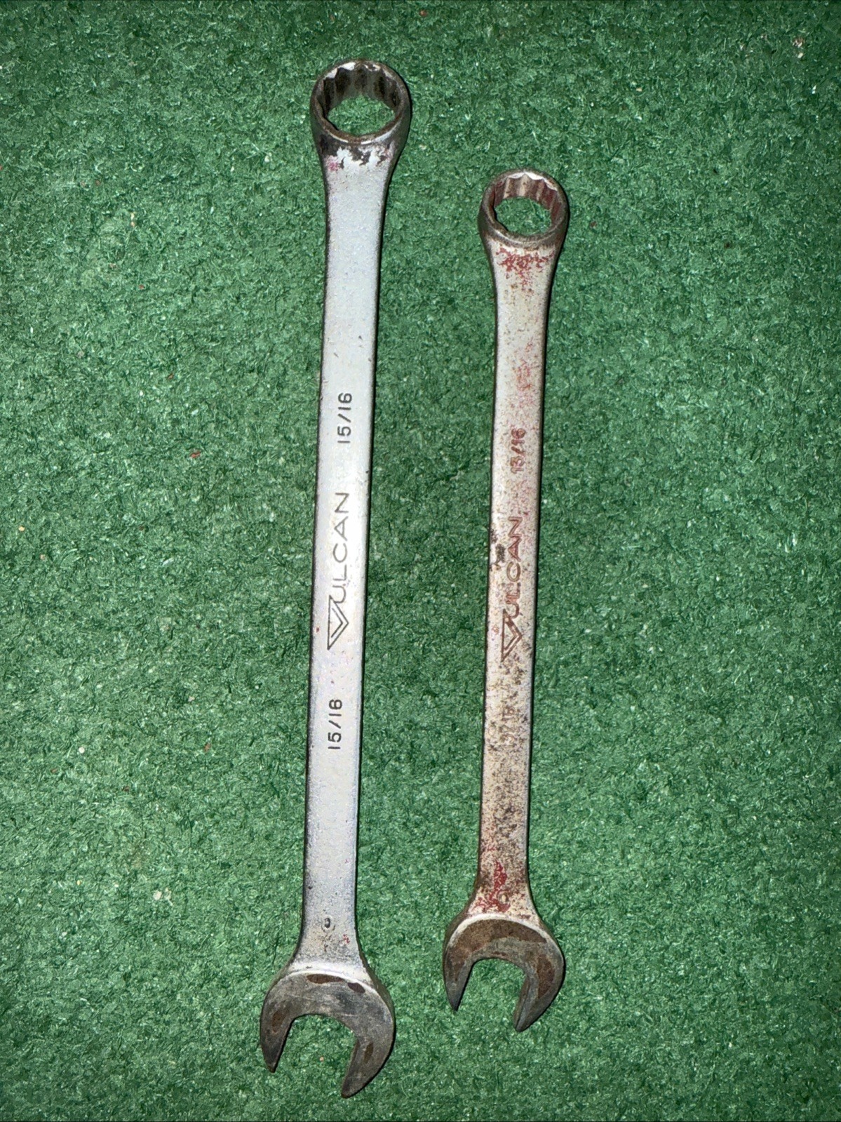 Wrench set Vulcan Tools USA 2pc SAE Combination Lot 15/16 13/16