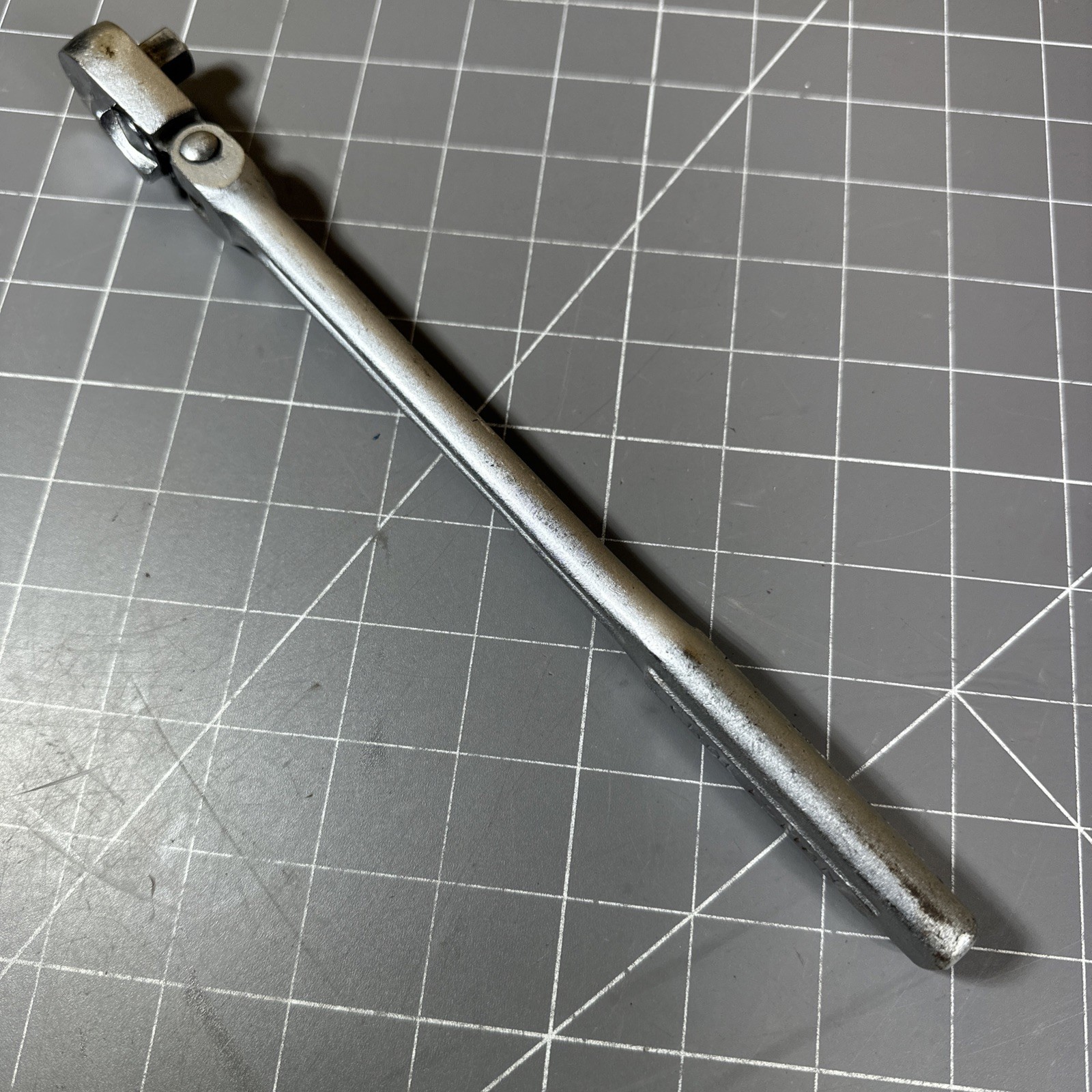 VINTAGE CRAFTSMAN -V- 3/8″ DRIVE FLEX HEAD QR OIL PORT RATCHET USA
