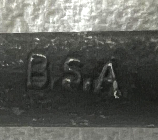 VINTAGE BSA Motorcycle Spanner 1/4 W & 5/16 W, 07-3028. (WR-6)
