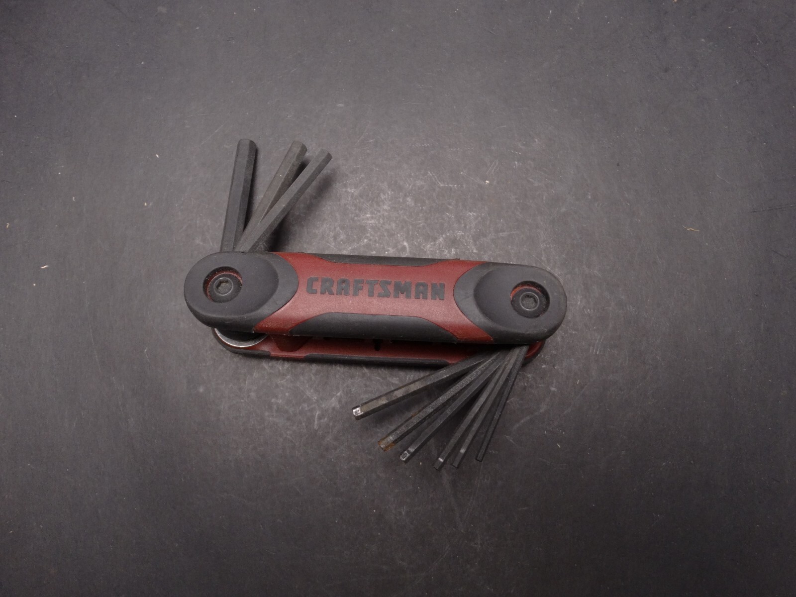 CRAFTSMAN 9 – 46001 9 IN 1 FOLD UP COMFORT GRIP SAE HEX KEY SET 5/64″ TO 1/4″
