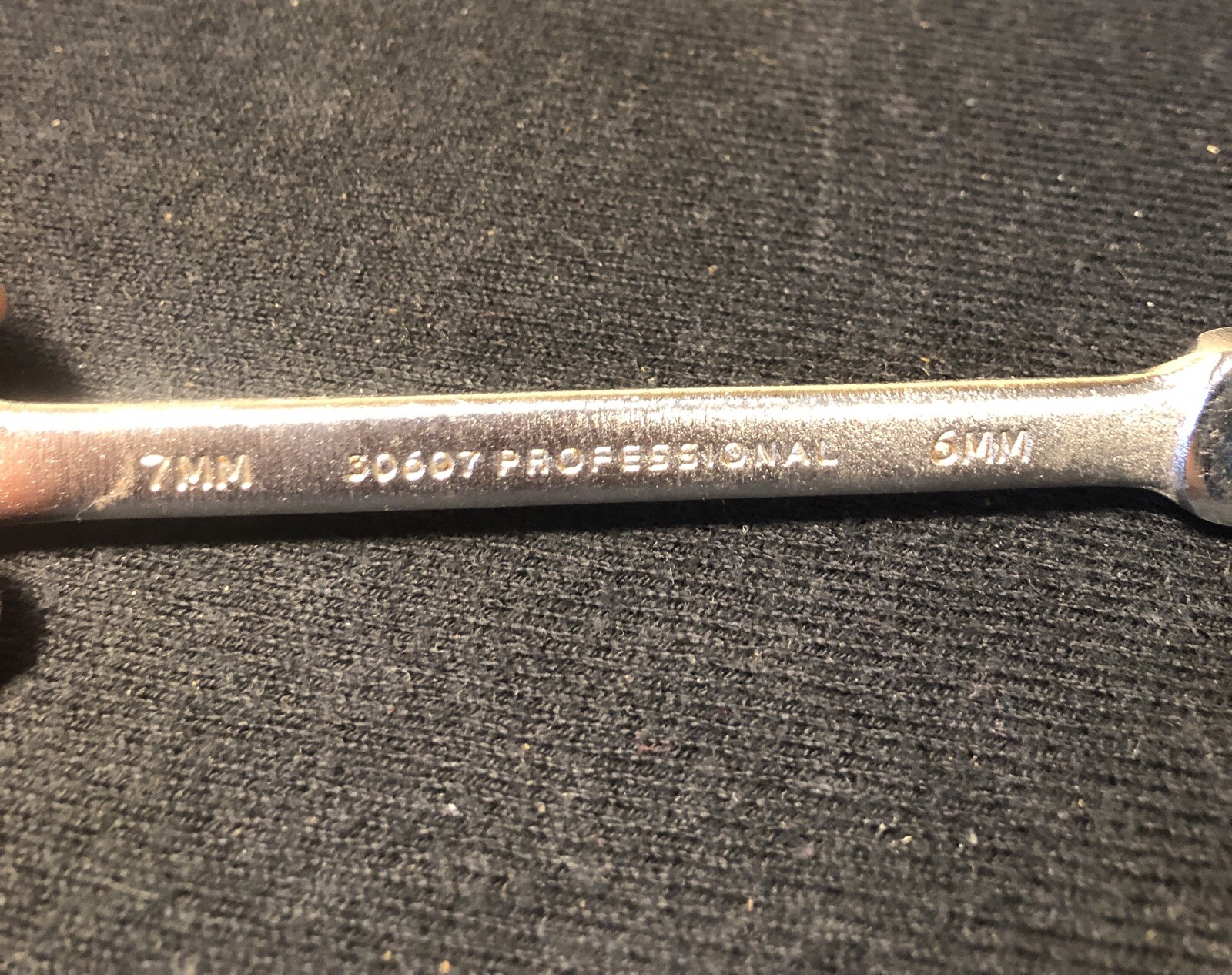 Vintage Proto 6 x 7 mm Double Open Ended Wrench No. 30607 USA NOS!