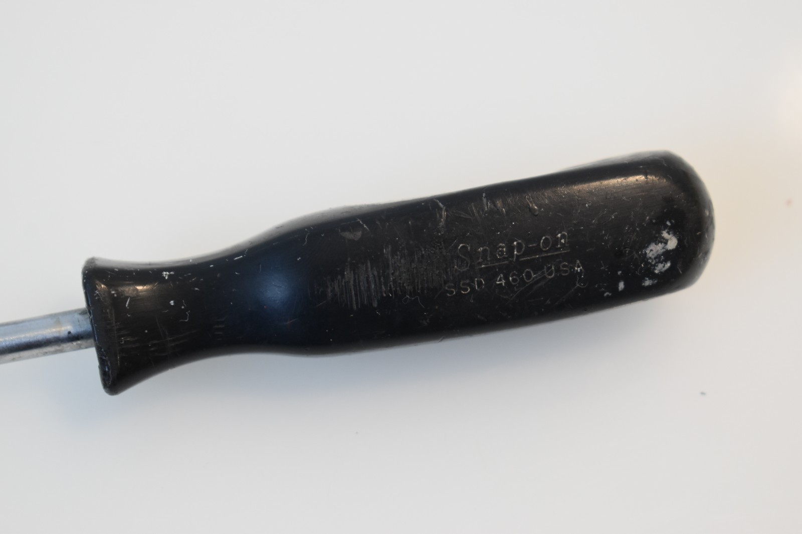 Snap On Tools SSD460 9″ Length Slotted Screwdriver USA Black Plastic Handle