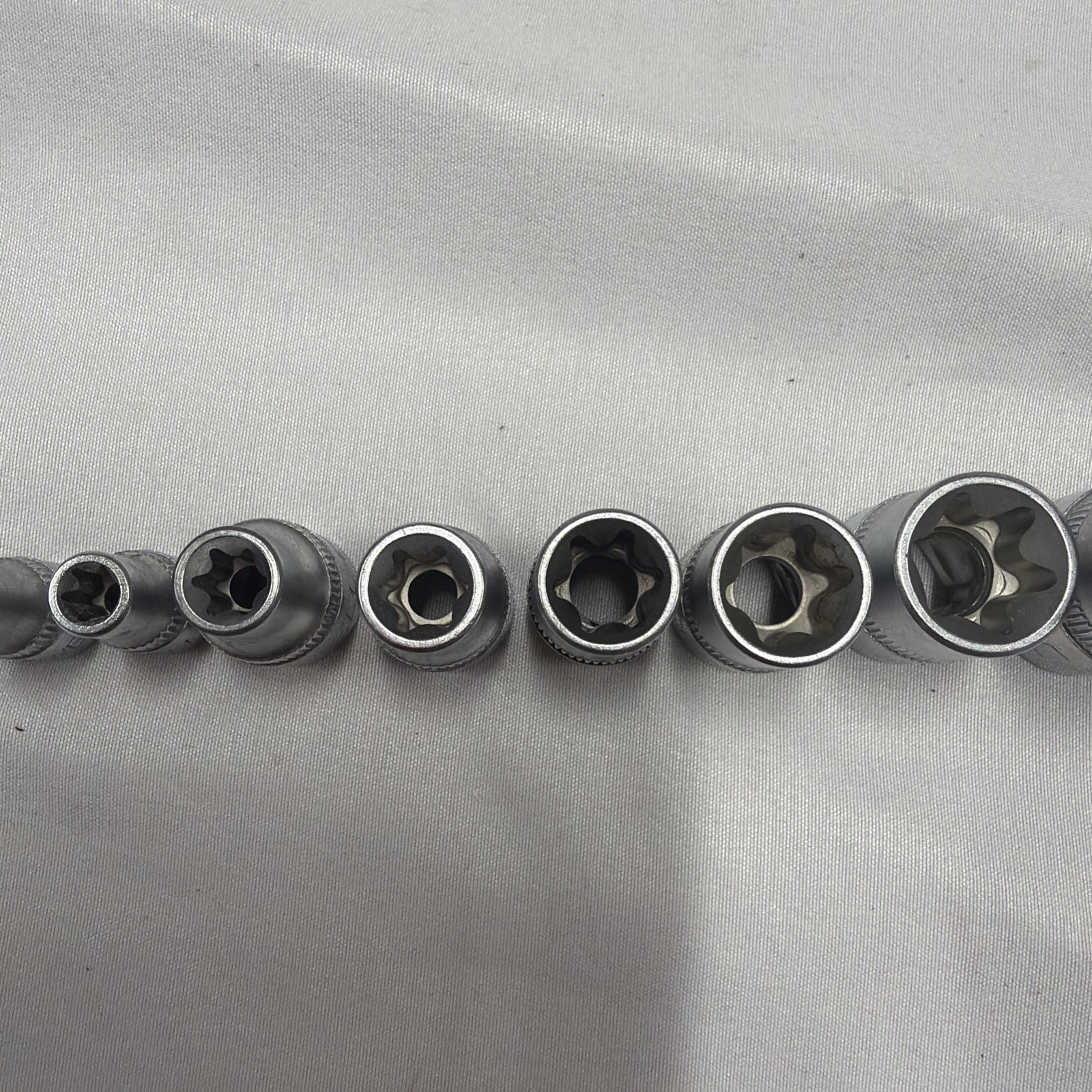 Cornwell Tools CBS-TX11023S 11 Pc External E-Torx Star Socket Set E4-E20 Used