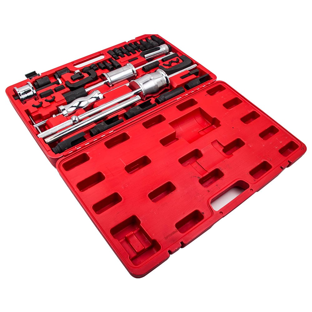 Auto Truck Diesel Injector Extractor Slide Hammer Puller Adapter Full Tool Sets