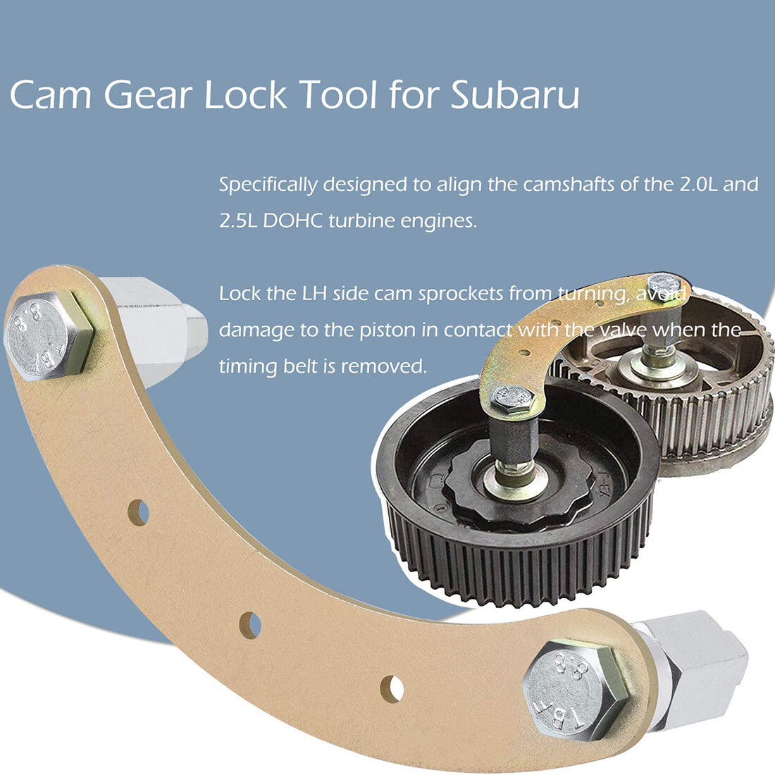 STD Intake/Exhaust Cam Sprocket Crank Pulley Camshaft Gear Lock Tool For Subaru
