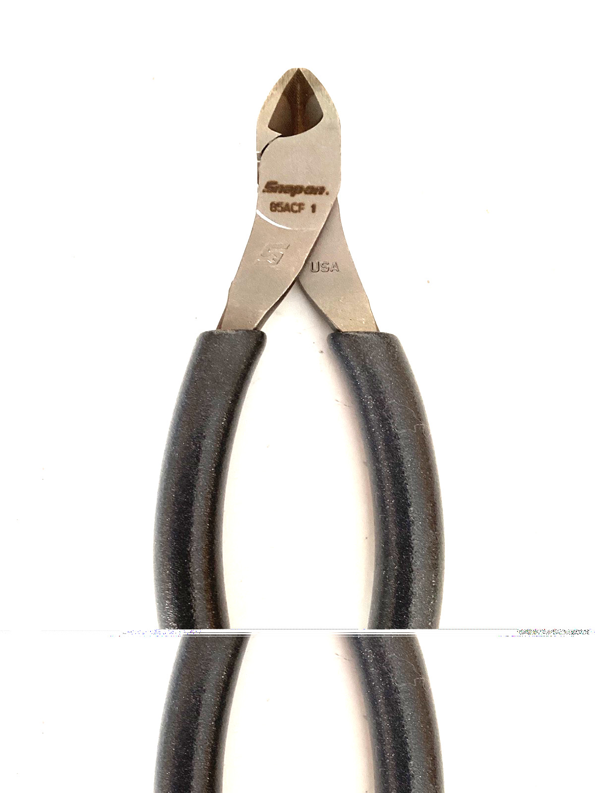 Snap on Tools USA NEW 5” Dark Titanium Soft Grip Diagonal Cutter Pliers 85ACF