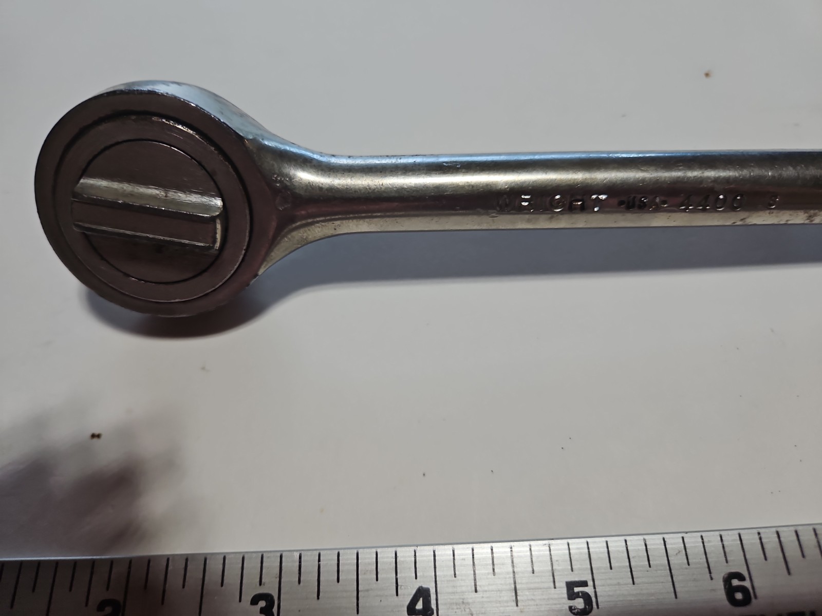 WRIGHT TOOLS 1/2″ Drive Ratchet # 4400 Tootsie Roll Handle.