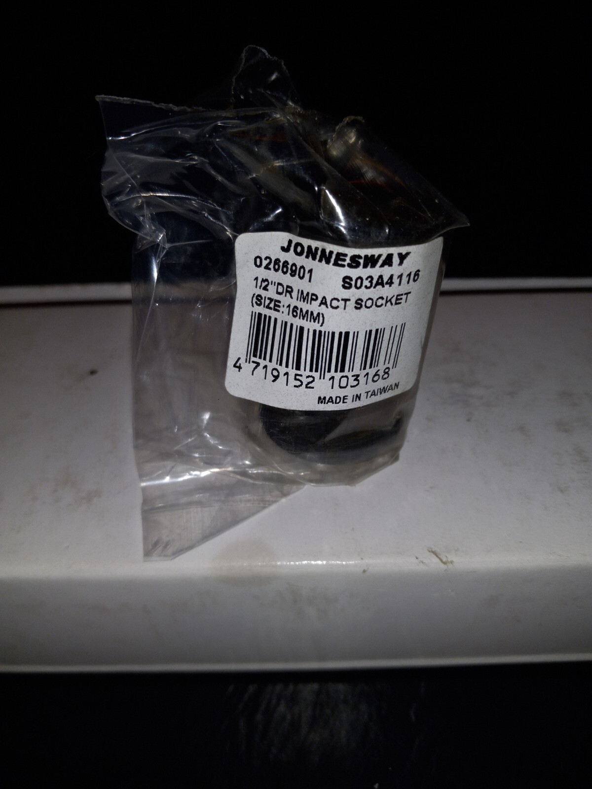 (23 total) Jonnesway 16mm 1/2 Drive 6pt Flank Impact Socket S03A4116