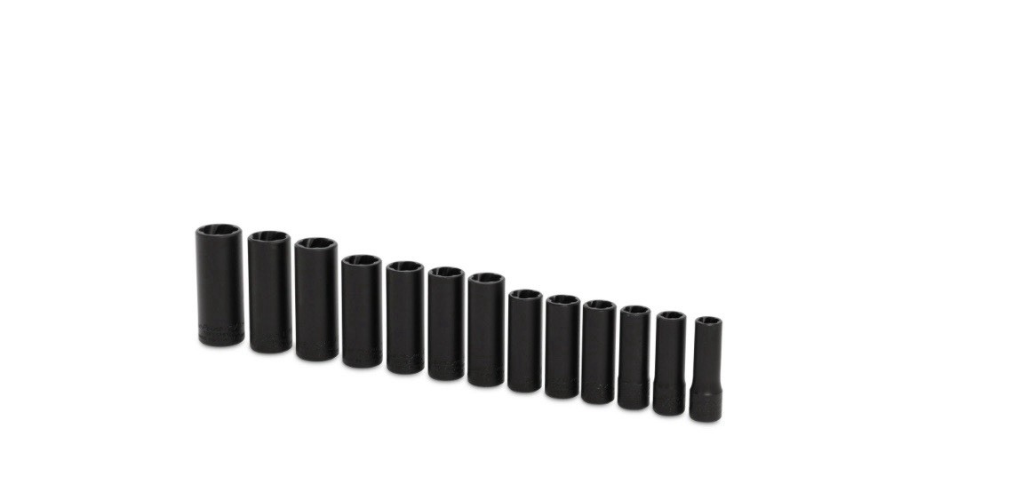 NEW Blue-Point 3/8″ Drive DEEP Metric & SAE TWIST Impact Socket Set 213TSFSYA