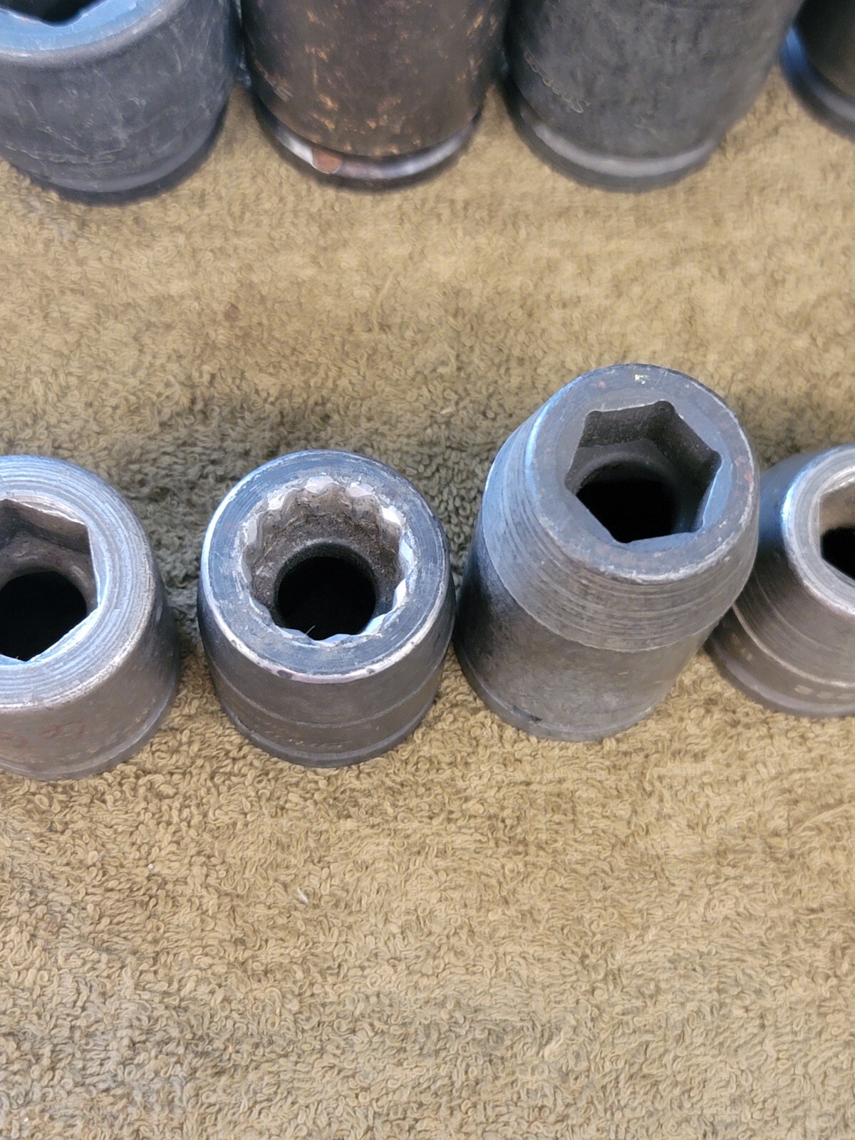 12 Snap-on Impact Socket Set SIM IM 3/4 Drive Sae 1-1/2 3/8 5/16 3/16 1/8 5/8″