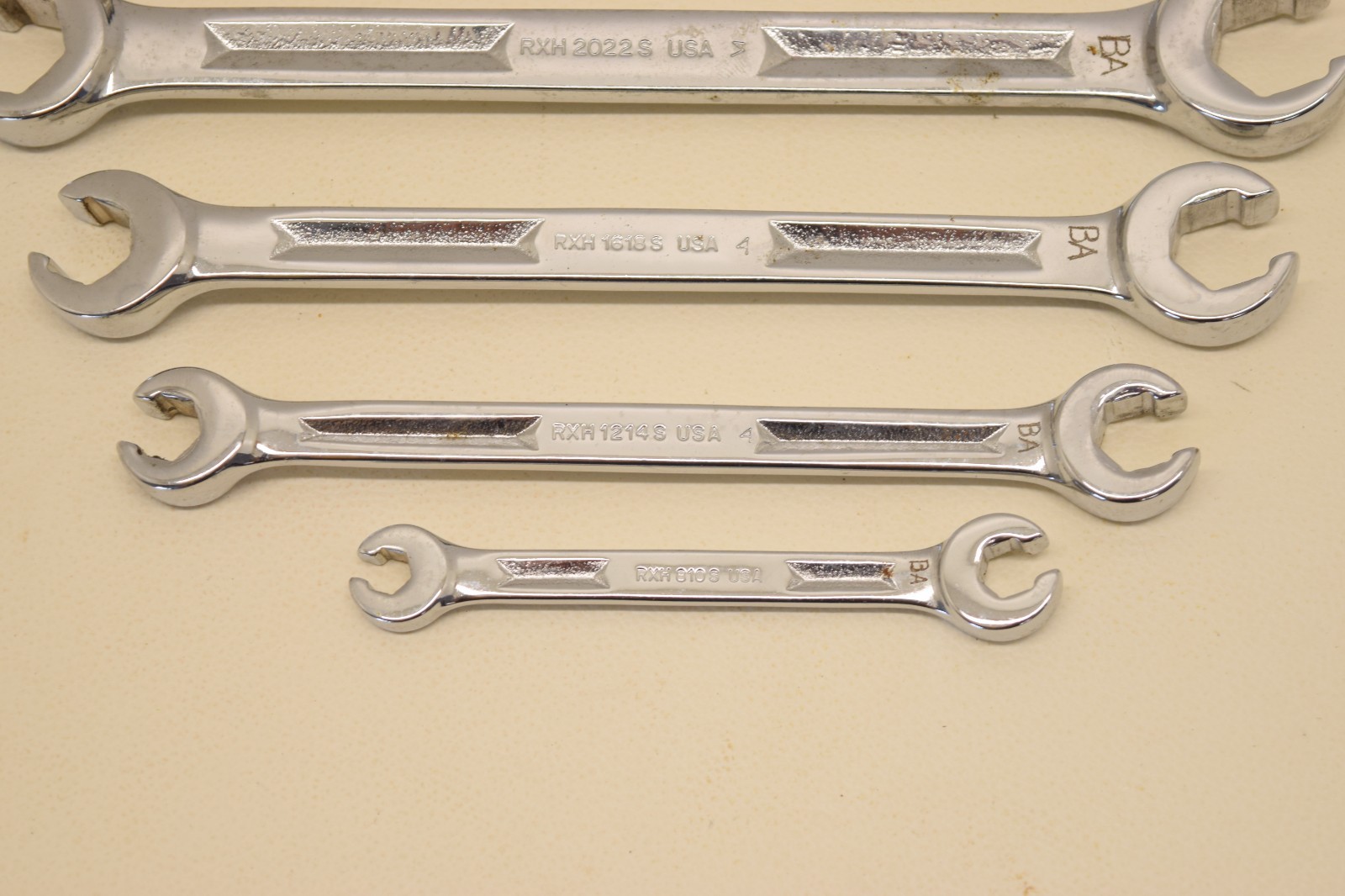 SNAP-ON RXH605 5 PC SAE 6 POINT FLARE NUT LINE WRENCH 1/4″ – 13/16″ – USED