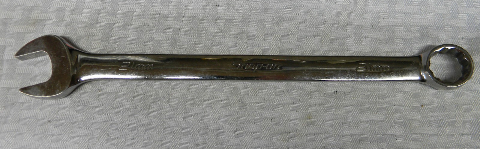SNAP-ON 21MM METRIC 12PT COMBINATION WRENCH #OEXM210B MADE IN THE USA