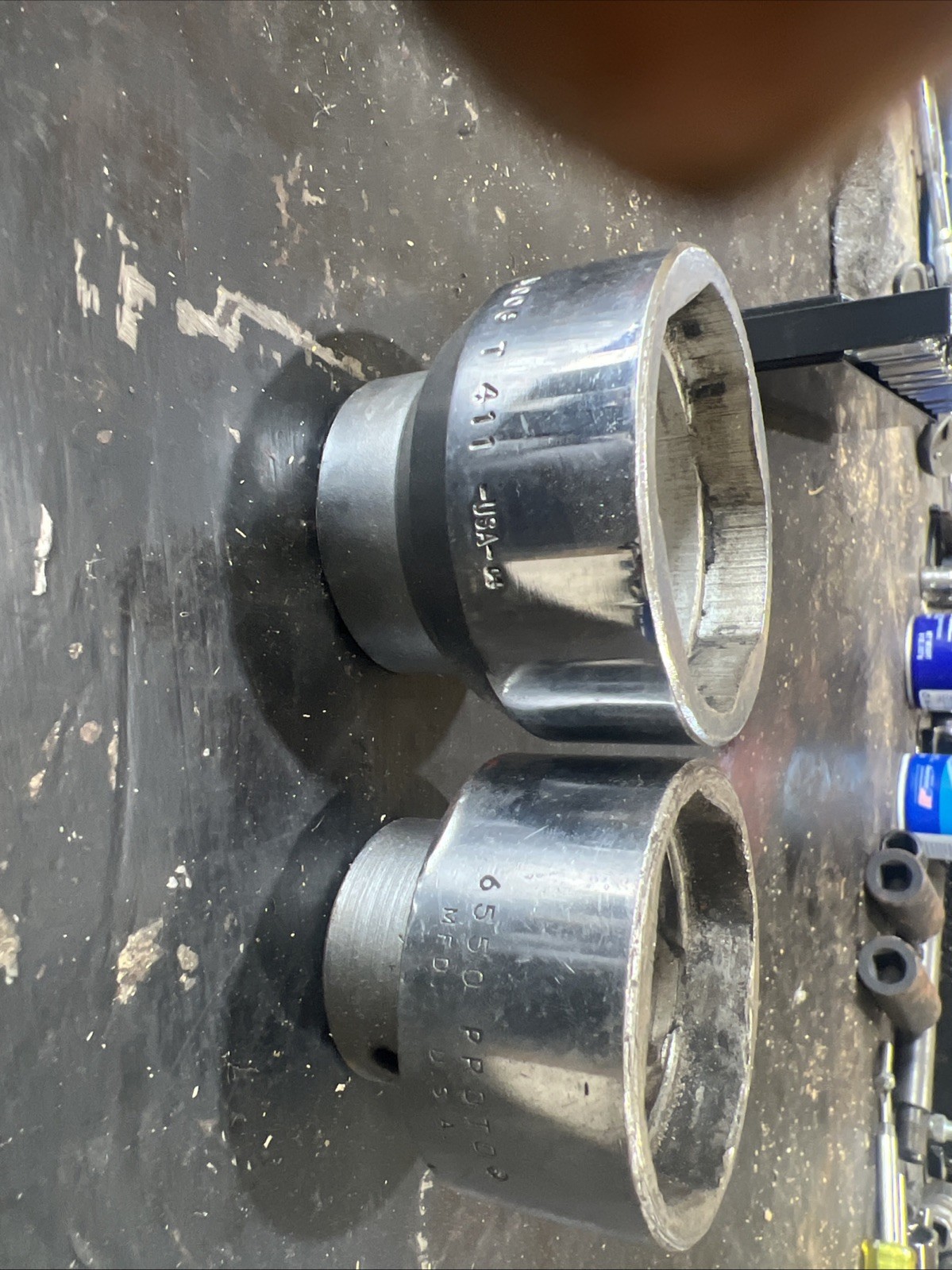 Proto 6550 And Moog 411 USA Made Chrysler Ball Joint Sockets 3/4 Dr Both Sizes