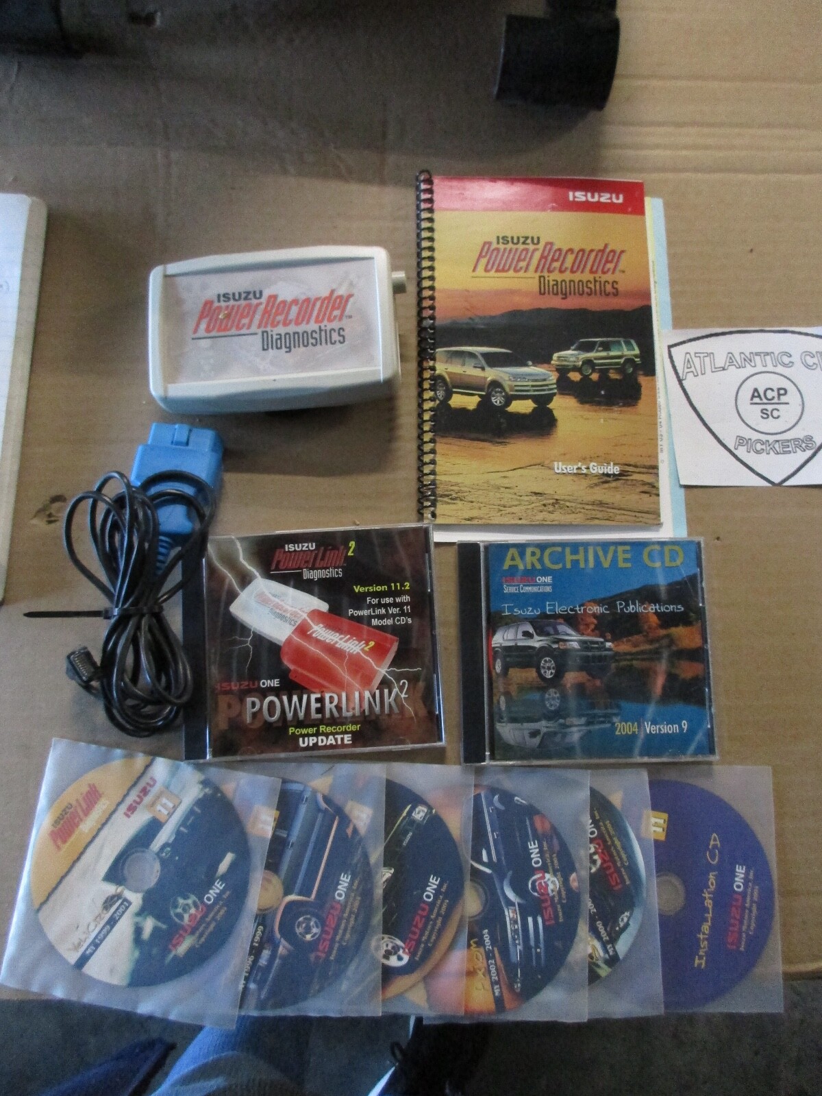 ISUZU POWER RECORDER DIAGNOSTIC W/8 CD’S (PARTS ONLY)