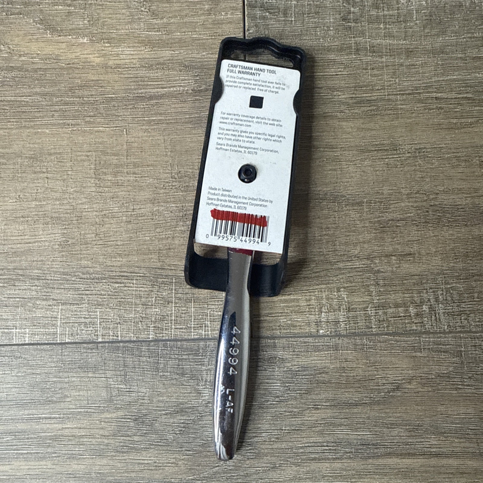 Sears Craftsman Nos 1/4” Thin Profile Full Polish Ratchet 44994 L-AF