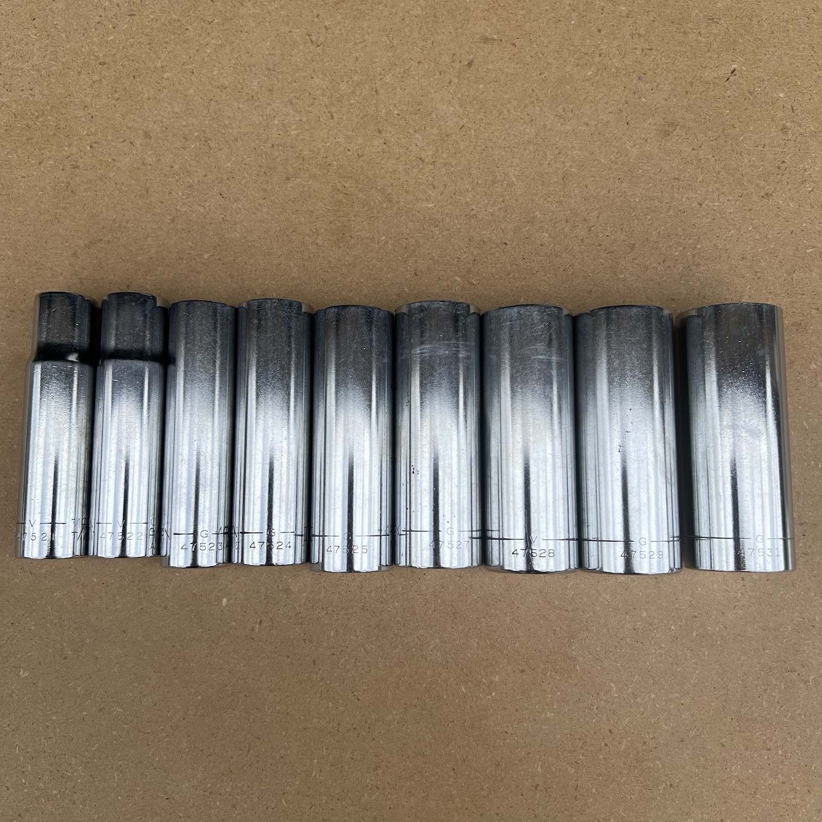 Craftsman 1/2″ Drive 12 Pt SAE Deep Socket Set 1/2″ – 1″ (9 Pcs) V & G Series