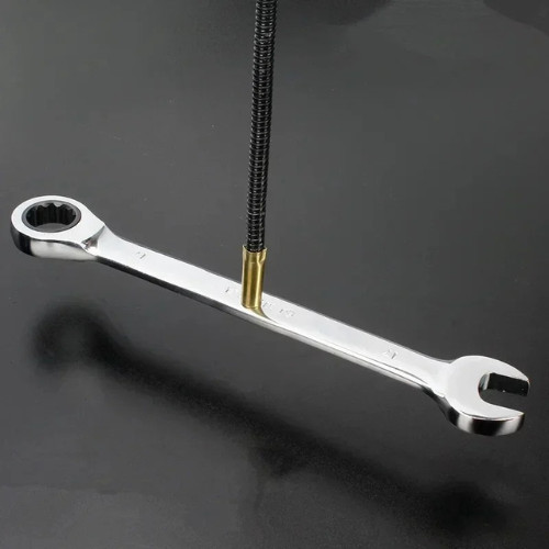 Flexible Magnetic Bendable Picker Magnet Shaft Pick Up Rod Stick Hand Tool 60cm
