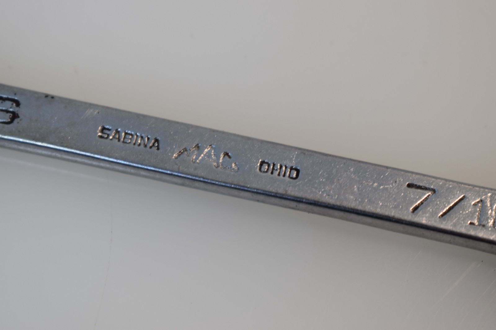 Mac Tools CH14 7/16″ SAE Short Combination Wrench 6 Point USA Sabina