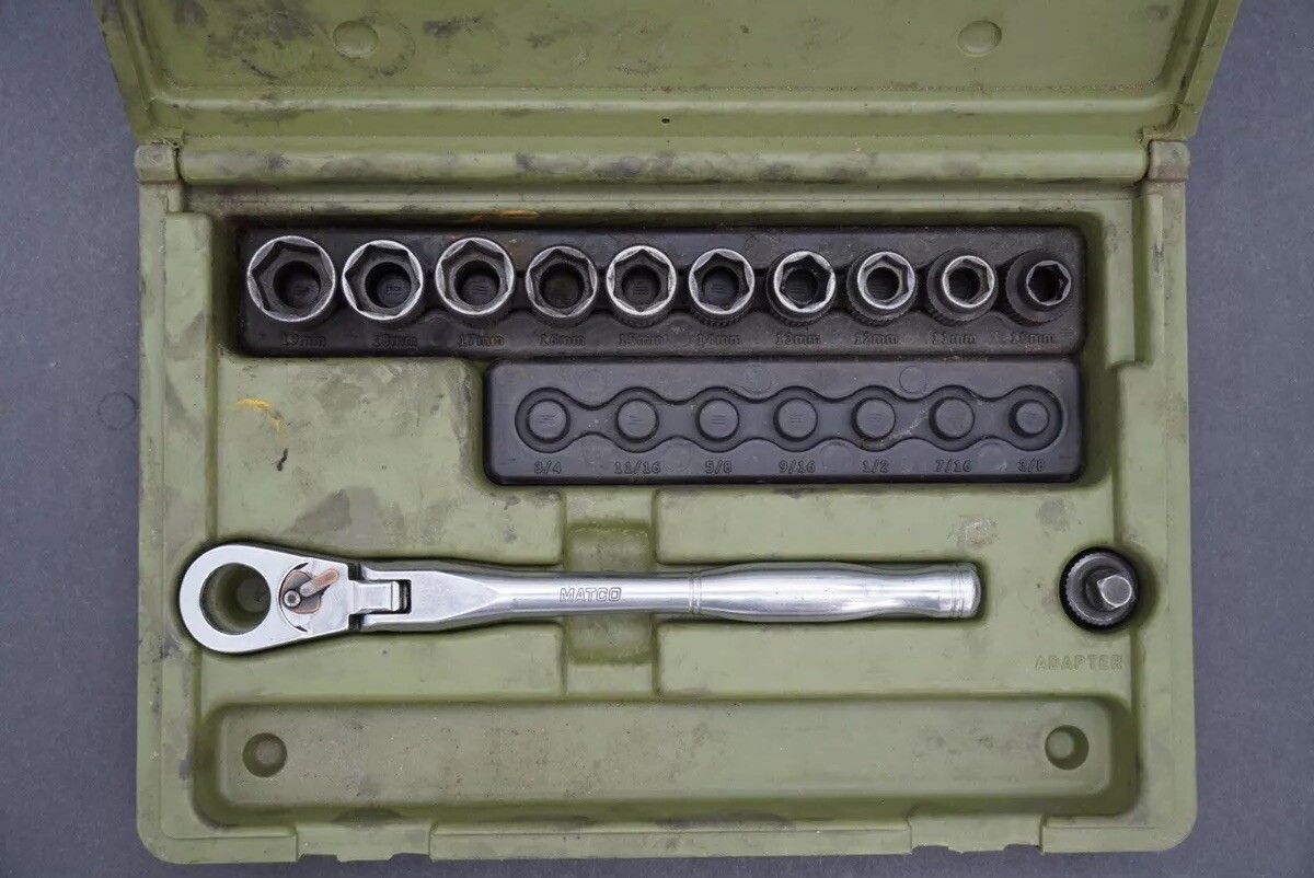 Matco Tools Special Forces Pass Through Services Set Medium Size Metric RL100