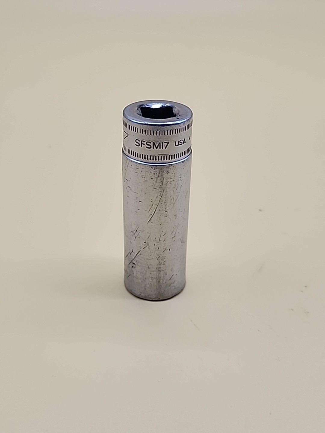 Snap-on Tools SFSM17 17mm Flank Drive Deep Socket 3/8″ Drive 6 Pt USA