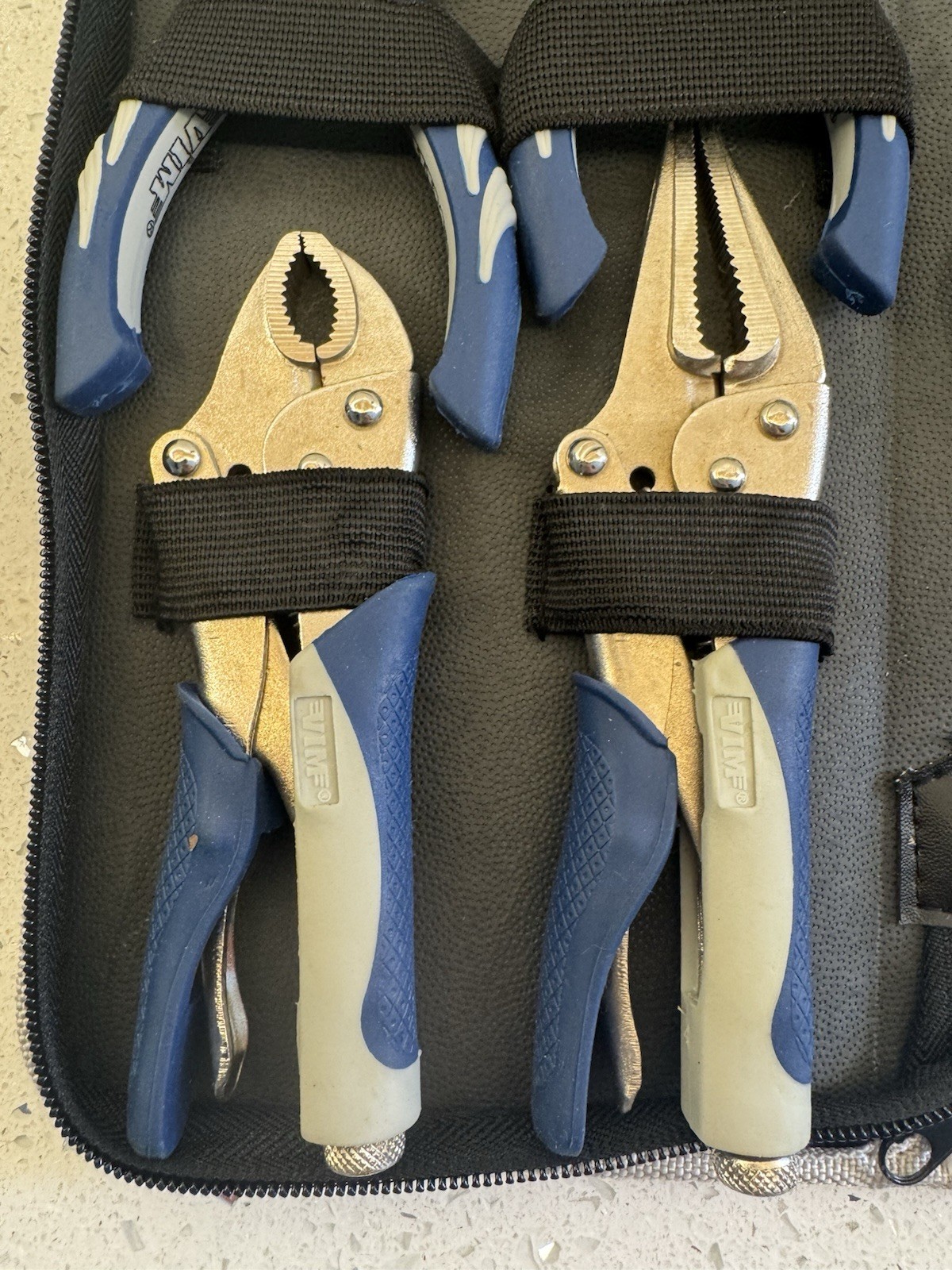 VIM MP200 Miniature Precision Plier 4″ to 6″ 8 pcs set packed in a durable carry