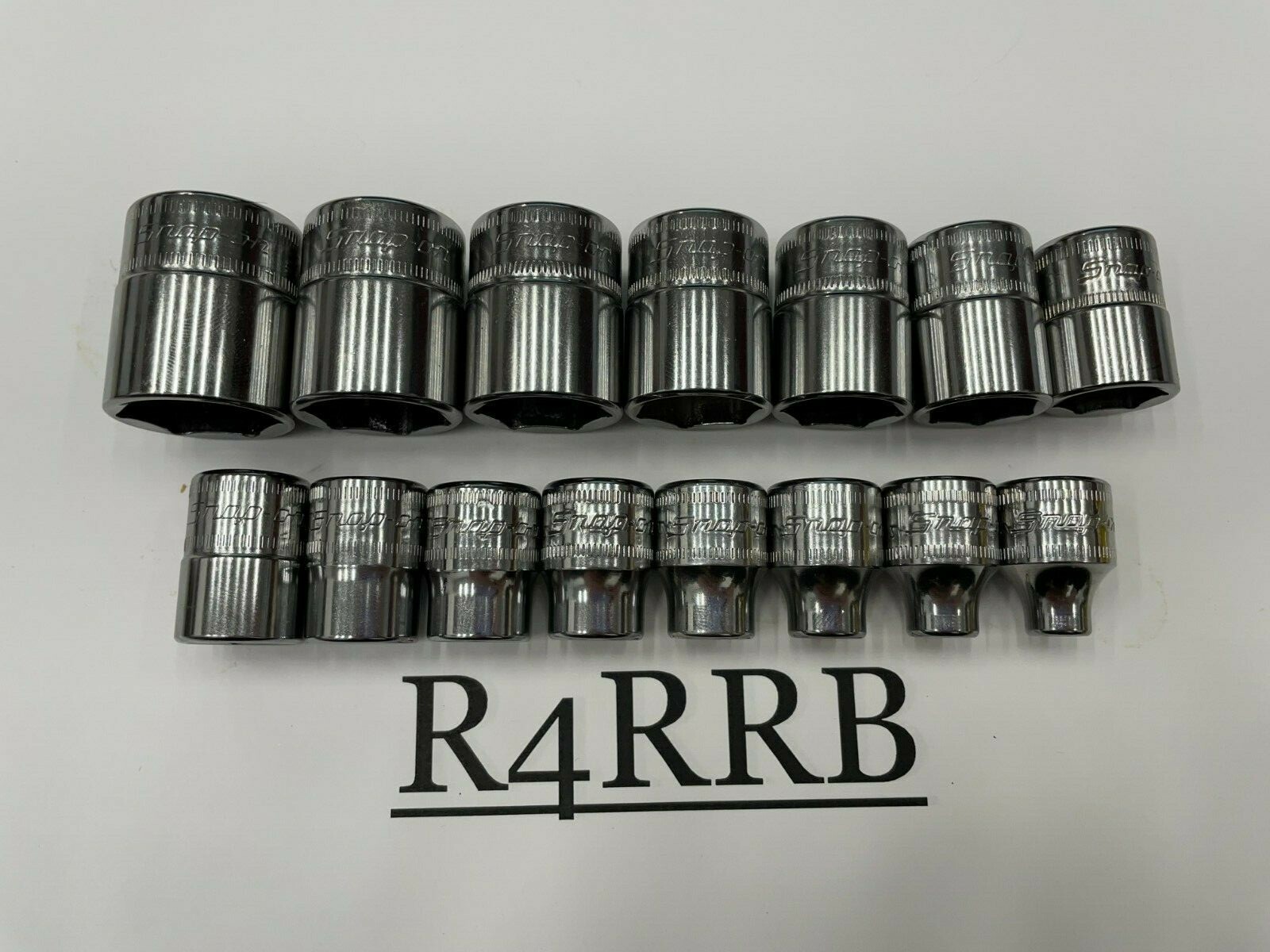 Snap-on Tools NEW 15pc 3/8 Drive METRIC Shallow 6 Point Socket BONUS Set 215FSMY