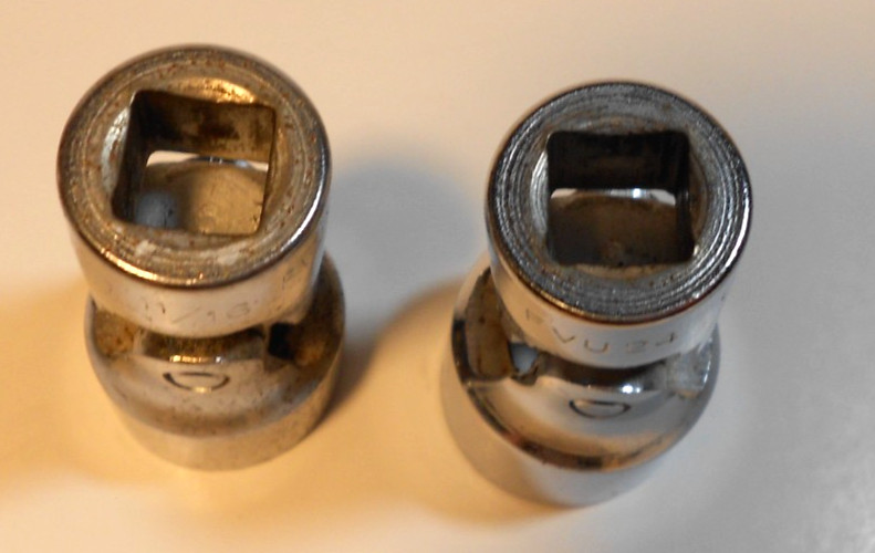 Snap On 3/8″ Drive 11/16 FVU22 & 3/4 FVU24 12Pt Wobble Swivel Sockets 12pt. S16
