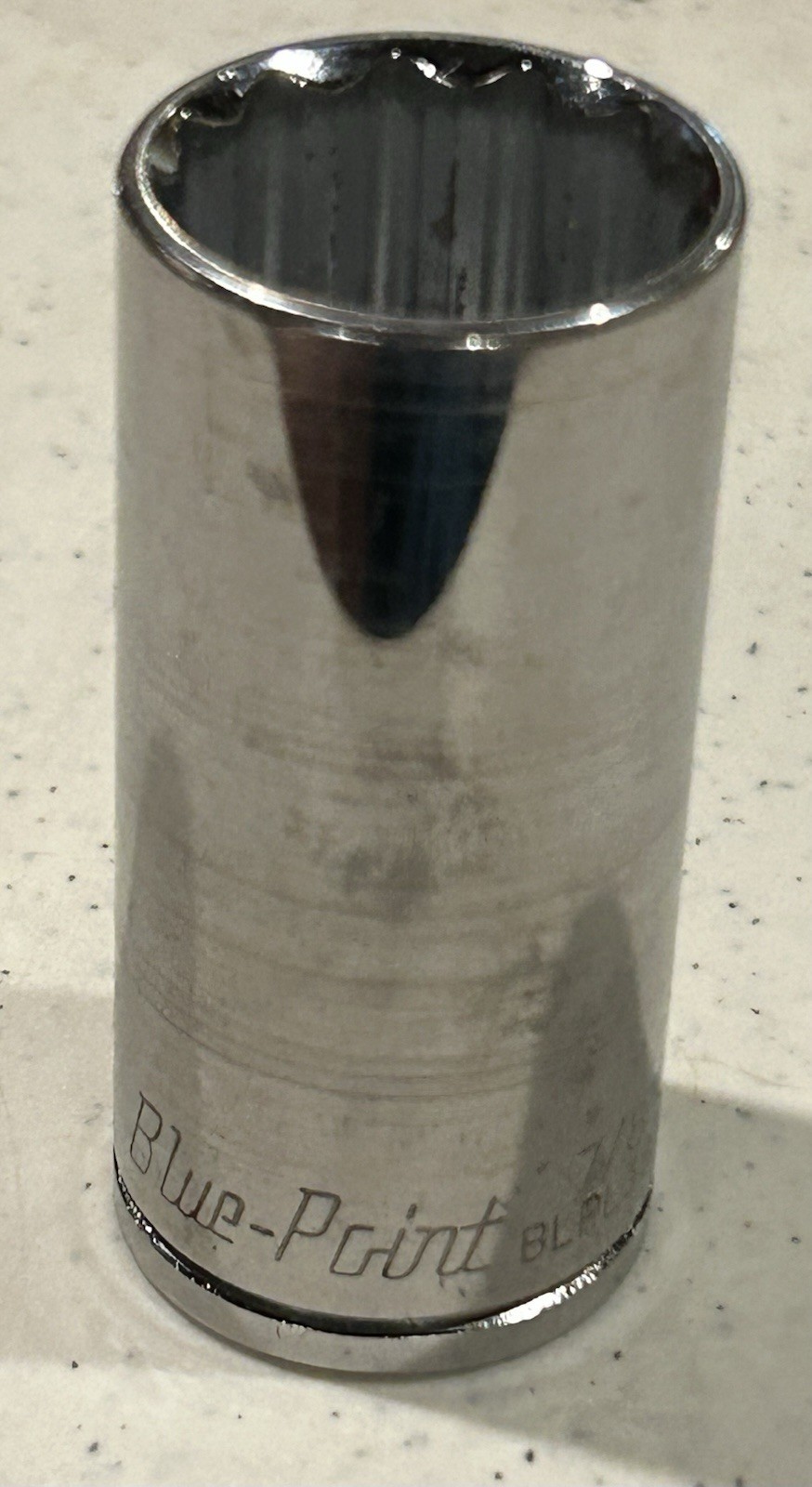 Blue Point Tools BLPL3878 7/8″ SAE Deep Socket 3/8″ Drive 12 Point Chrome