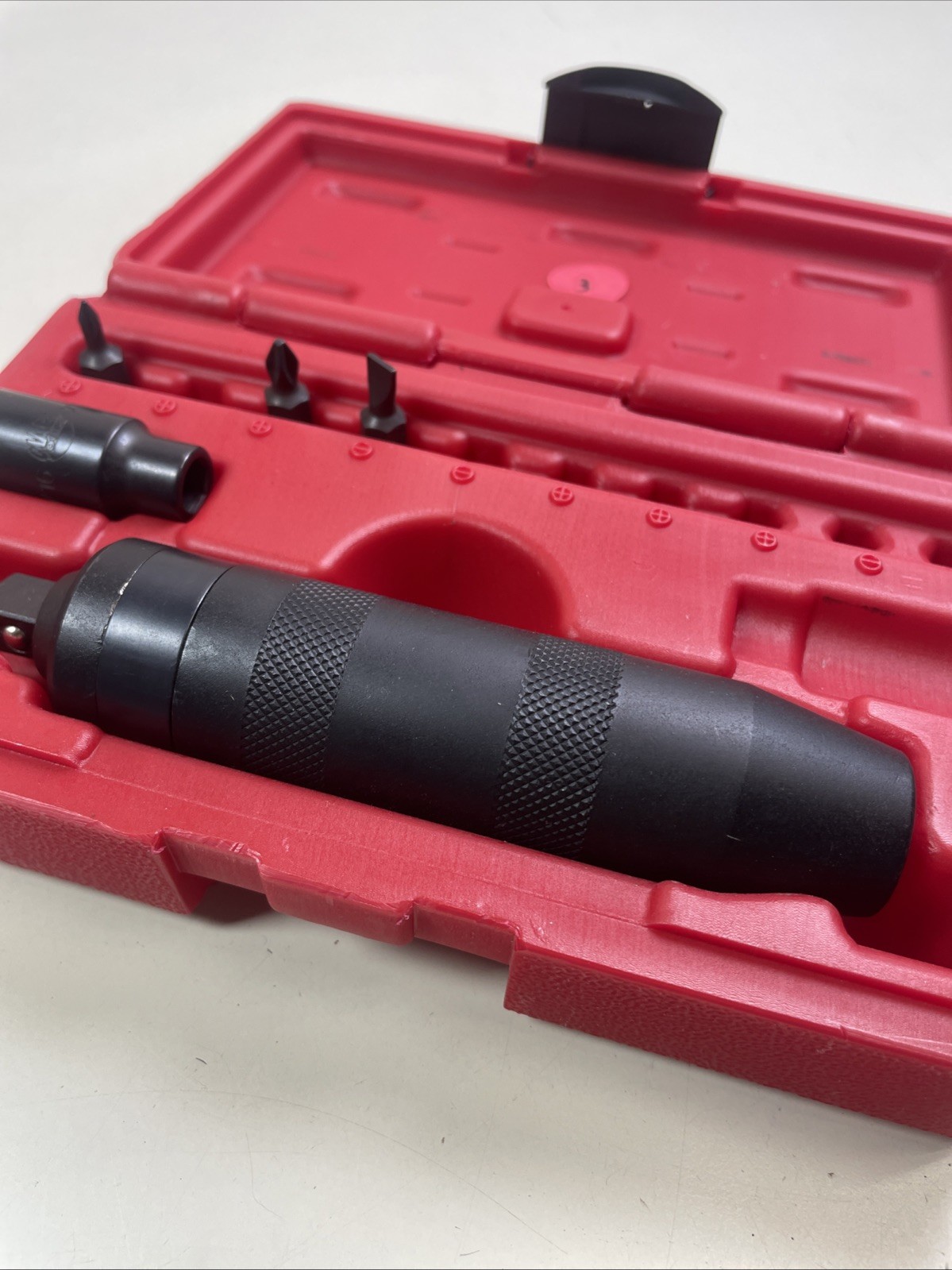 Mac Tools SID13BA 3/8″ Drive Impact Driver Kit * Missing Some Bits & 1/4” Socket