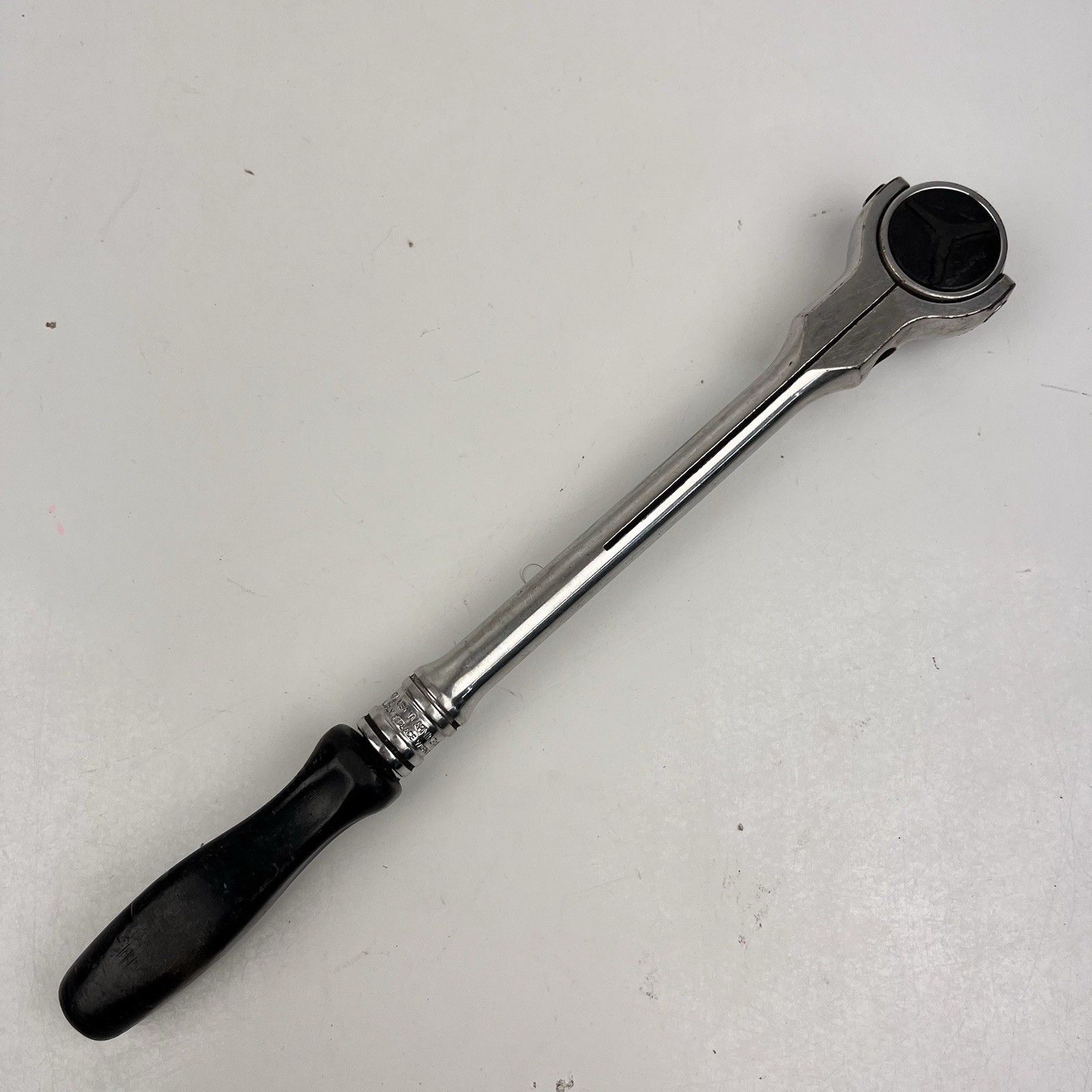 Snap On Tools 3/8″ Drive Swivel Head Roto Ratchet F747A Black Hard Handle