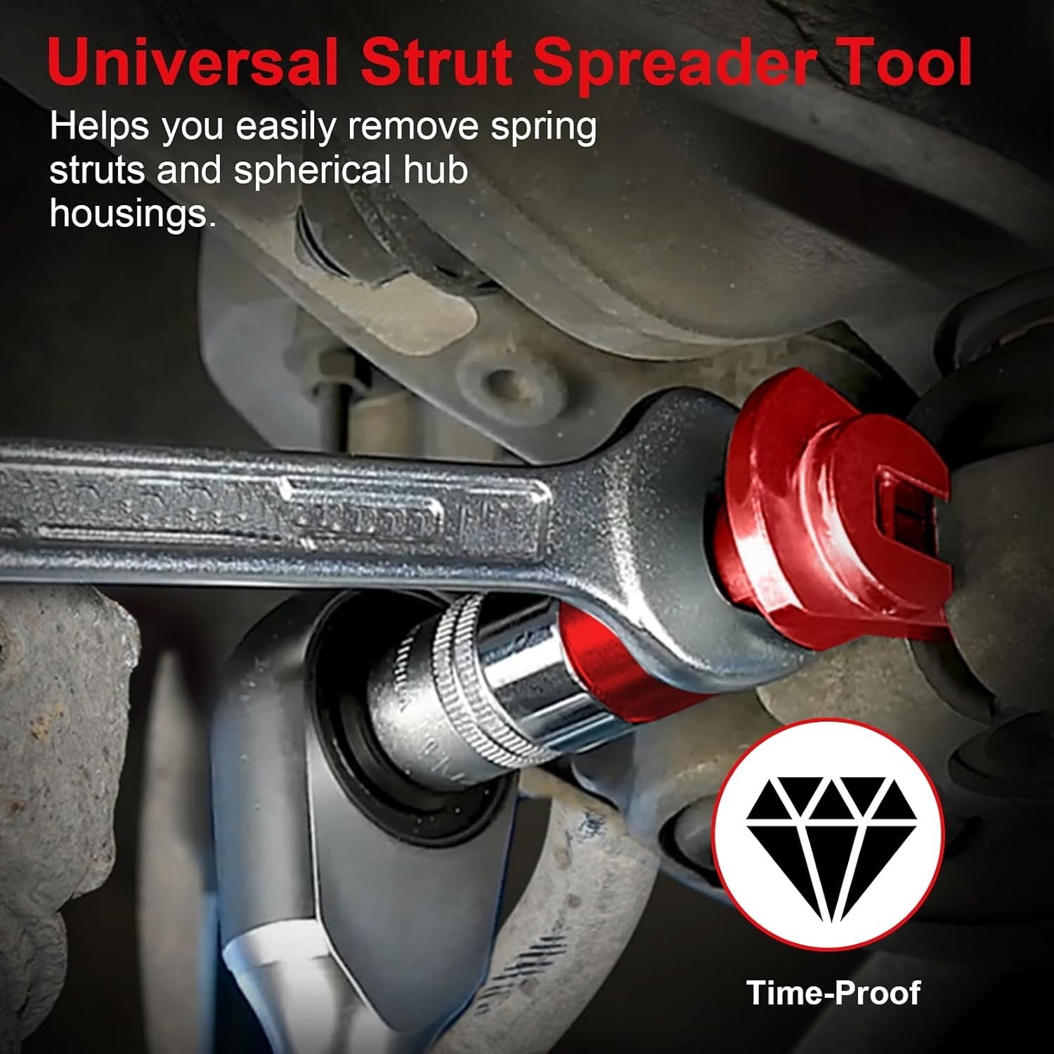 Compact Universal Steering Suspension Strut Spreader Tool for Most Vehicles