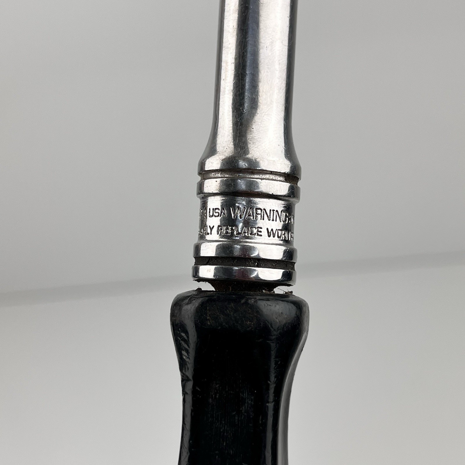 Snap On Tools 3/8″ Drive Swivel Head Roto Ratchet F747A Black Hard Handle