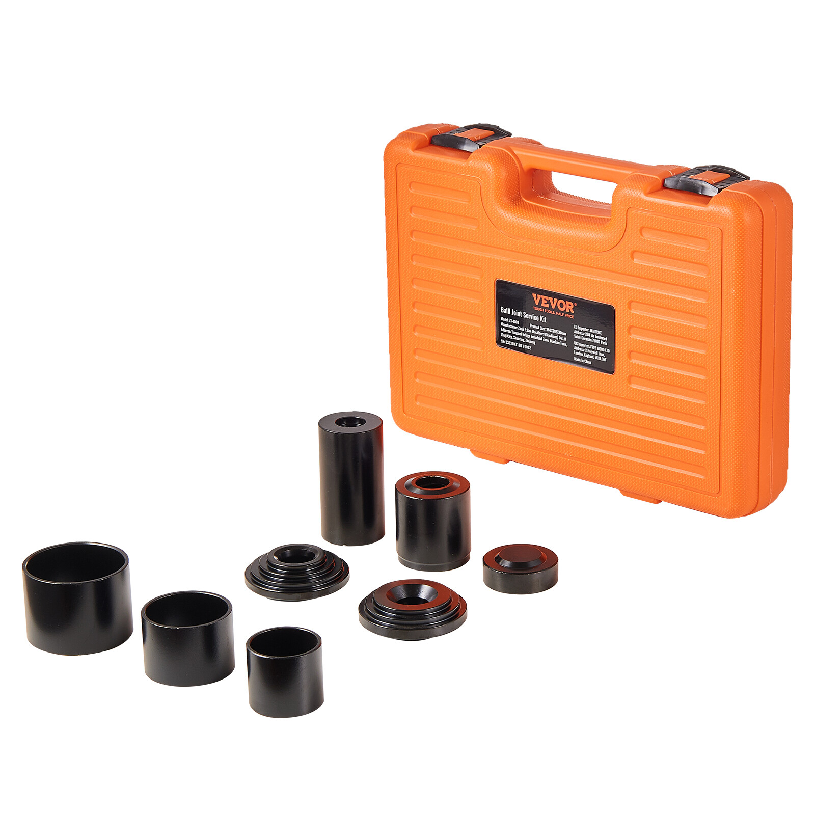 VEVOR Ball Joint Press Kit C-press Ball Joint Tools 10 pcs Automotive Repair Kit