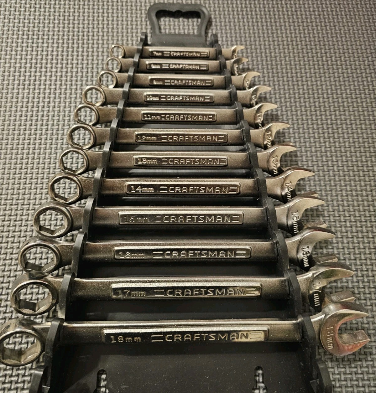 Craftsman 24 pc USA Metric & SAE 6 Point Combination Wrench Set 7-18 and 1/4-7/8