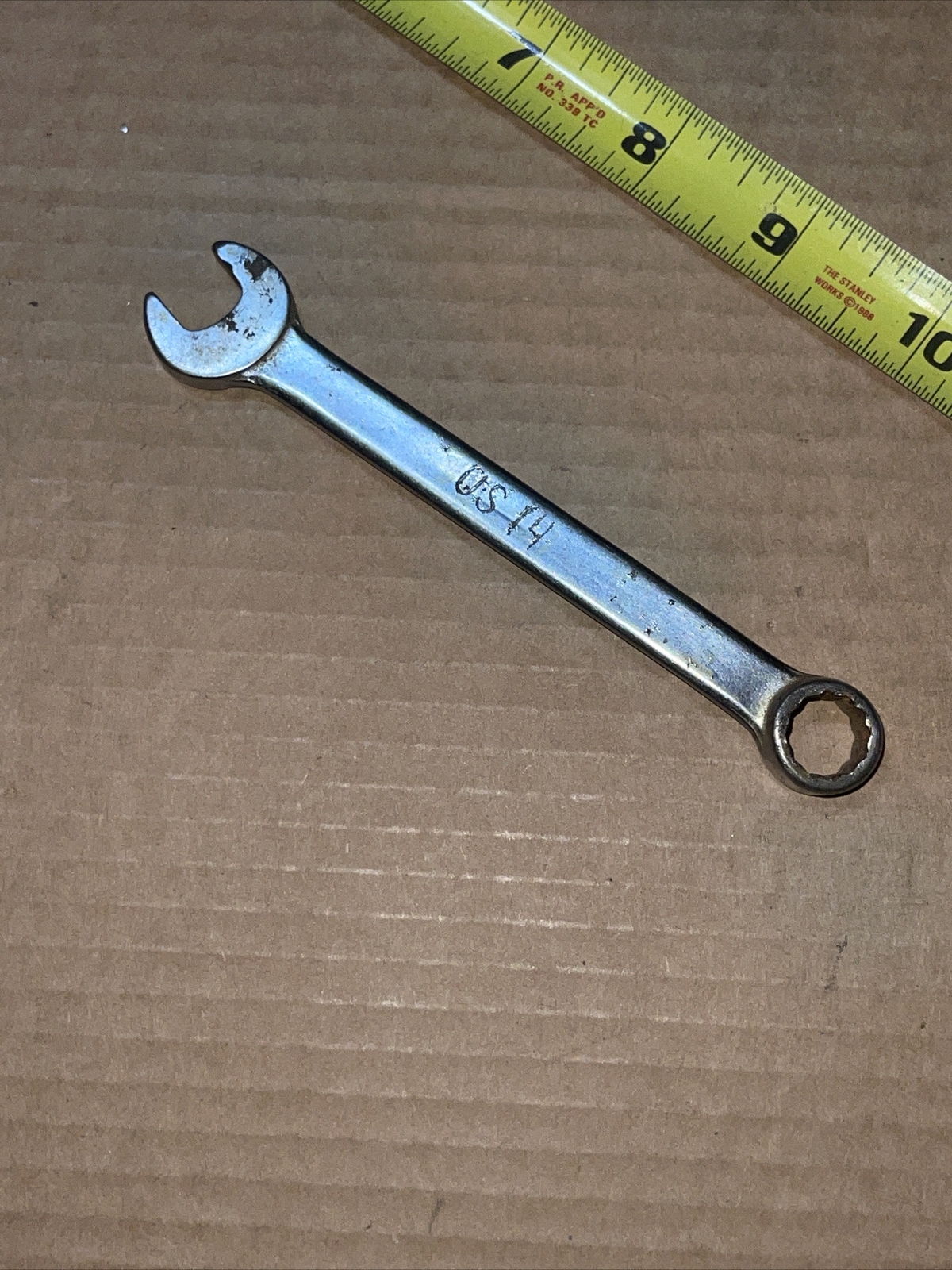 Vintage ES Tools USA 7/16 In SAE 12 Point Combination Wrench Mil-Spec