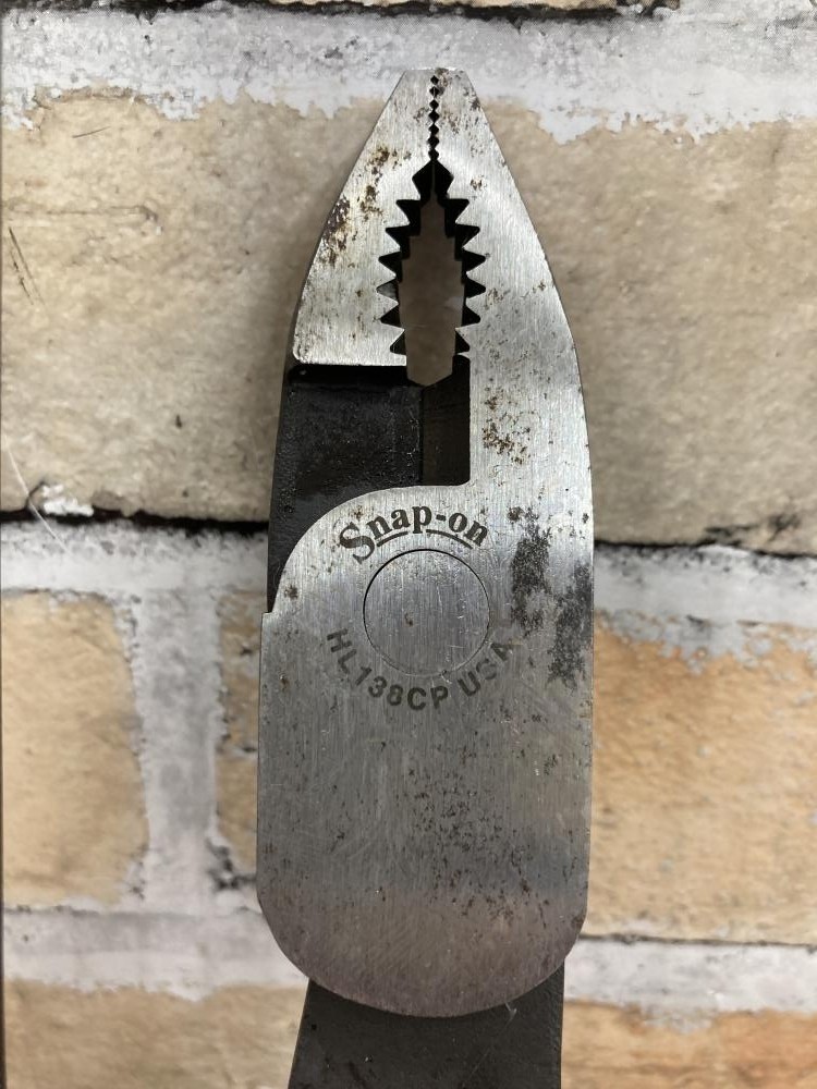 Snap-on HL138CP 8″ High Leverage Combination Pliers USA [Used]