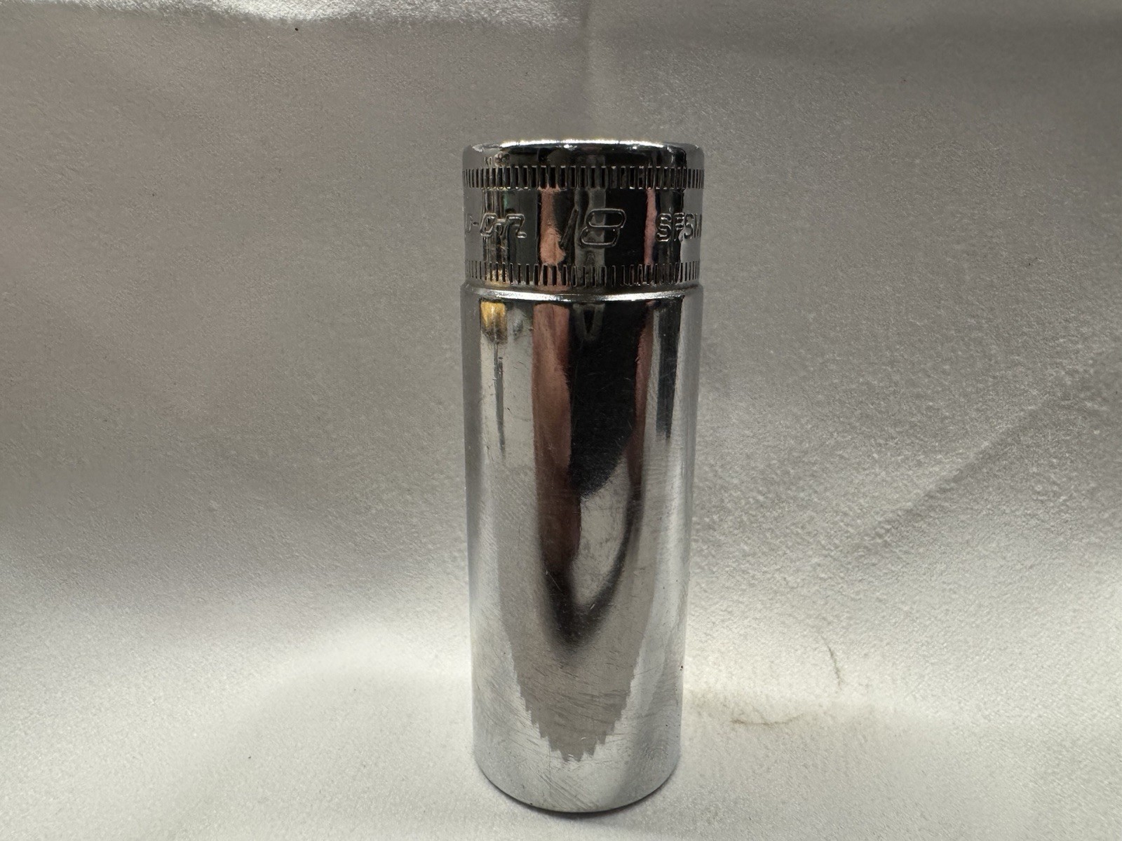 Snap-On 3/8″ Drive 6-Point Metric 18 mm Flank Drive® Deep Socket SFSM18 – Used