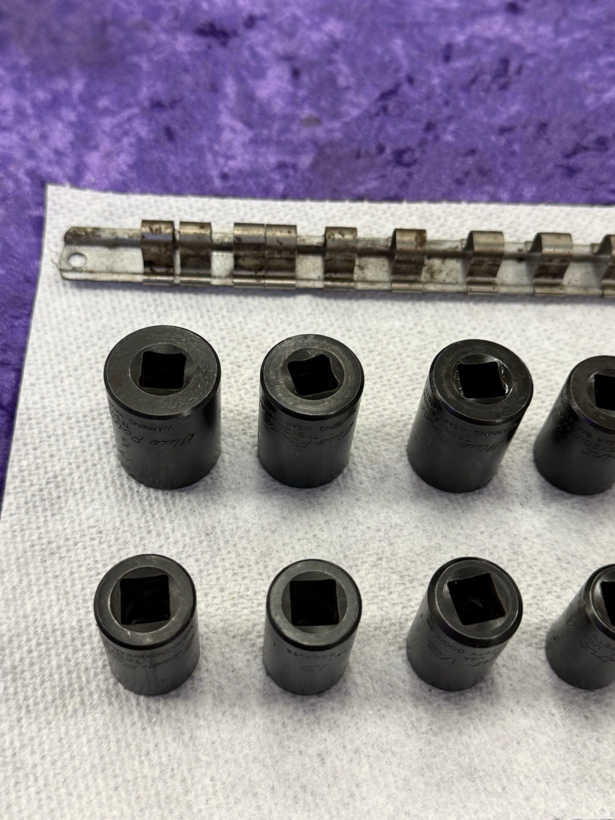 BLUE POINT TFSY SERIES 13 PC 3/8 Dr. Metric/SAE Shallow Twist Impact Socket Set