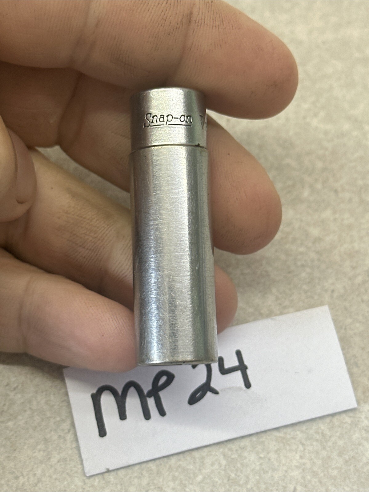 Snap-On Tools STM14 1/4″ Drive 7/16″ SAE 6 Point Deep Chrome Socket – USA