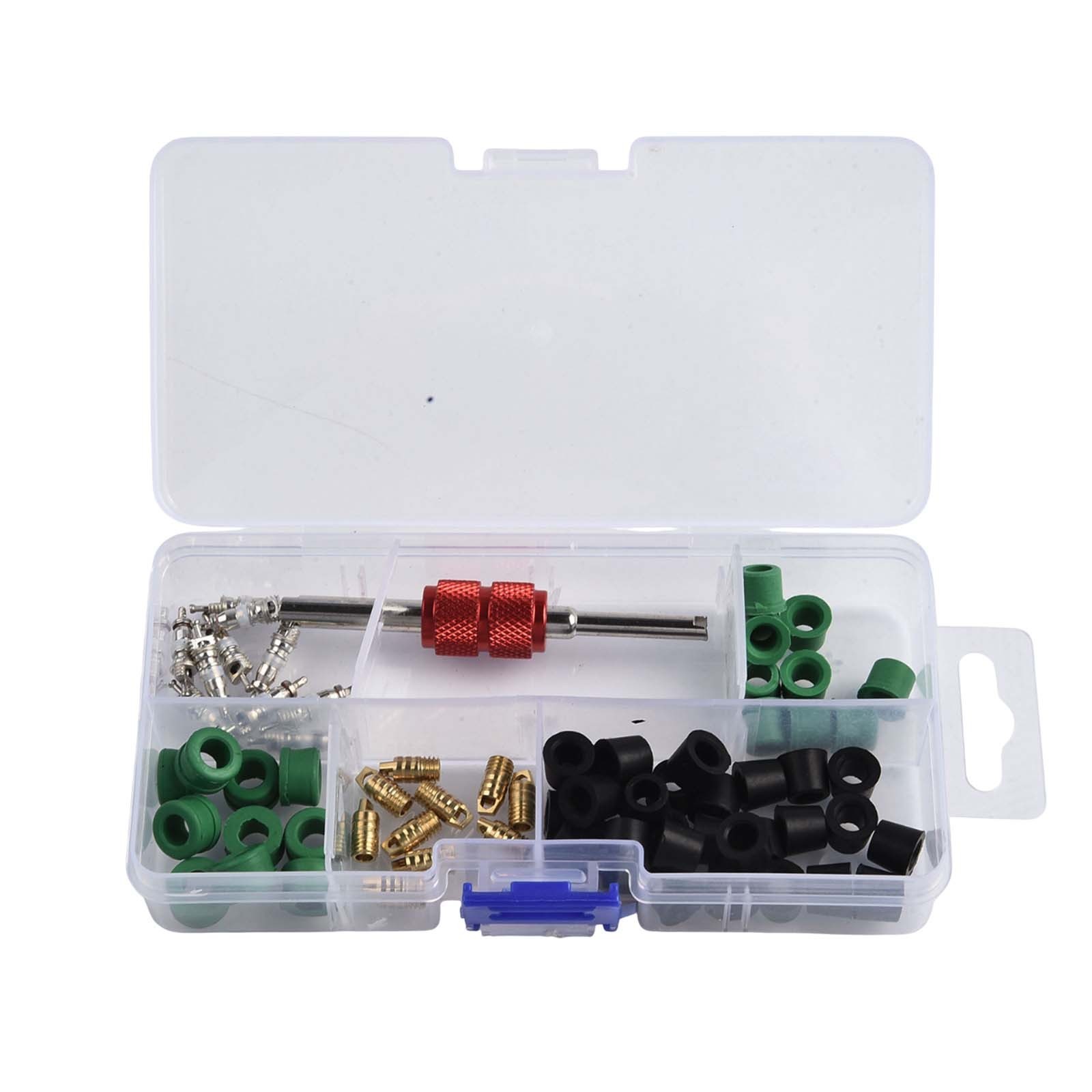 Efficient AC Repair Tool Set 71pcs Including Valve Cores and Accessories
