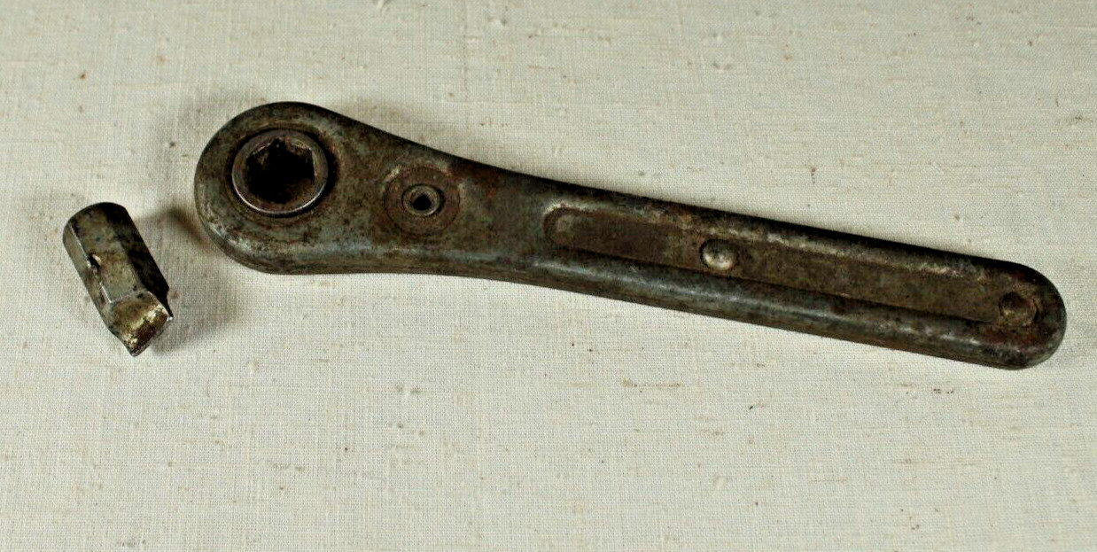 Vintage Ratcheting Hexagonal Wrench Length 7 Inch See Photo’s Awesome Deal !
