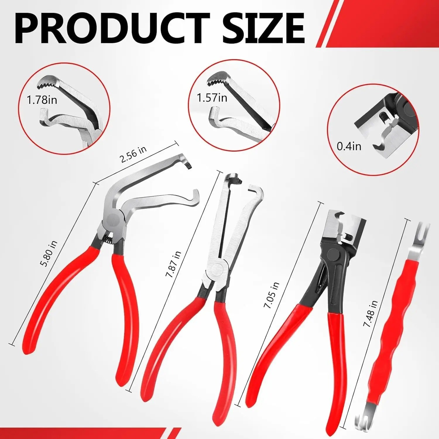Terminal Plug Removal Tool Kit Electrical Disconnect Pliers Connector Separat